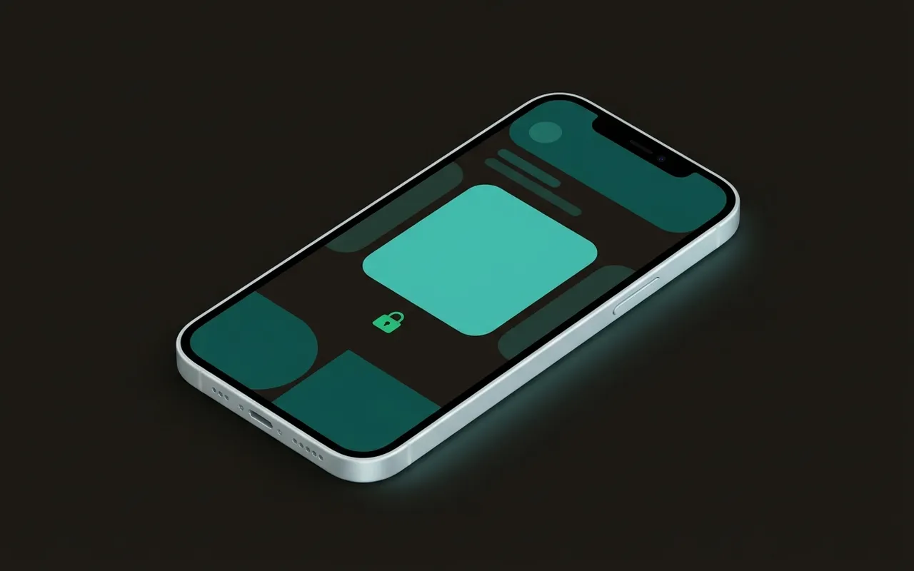 A fragment held in the mobile vault on a phone